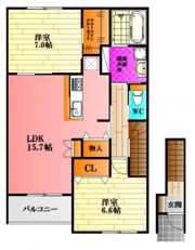アイリスCの間取り画像