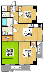 市川第七ビルの間取り画像