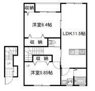 リバーサイド東畦A棟の間取り画像