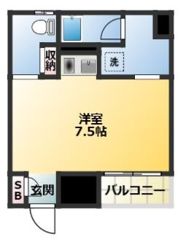サンダーソンレジデンスの間取り画像