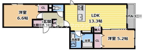 シャーメゾンローリエの間取り画像
