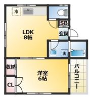橘ハイツの間取り画像