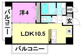 エクセルコート1の間取り画像