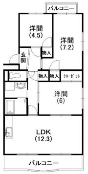 トピア清龍Ⅰの間取り画像