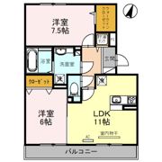 K’S シャトーの間取り画像