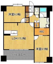 ルフォンド天神の間取り画像