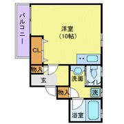 ベルータカギの間取り画像