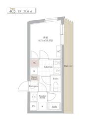 BLANCCOURT中野中央の間取り画像