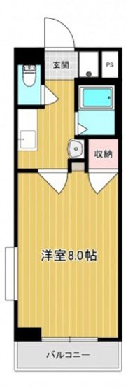 アレグリア内山下の間取り画像