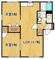 オー・ボアパティール B棟の間取り画像