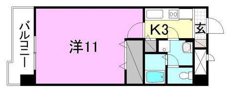 グリーンハイツ柳井町の間取り画像