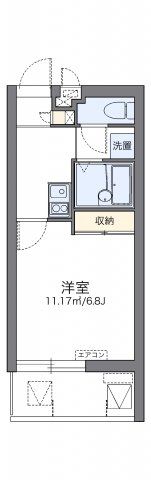 レオパレスヒルサイド松尾Ⅰの間取り画像