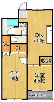 シェリール井堀通りの間取り画像