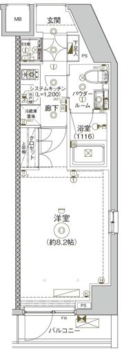 クレヴィスタ練馬平和台の間取り画像