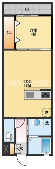 セブンスター栄町の間取り画像