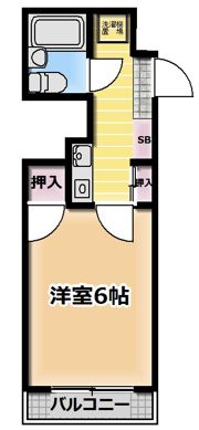 RX箕輪マンションの間取り画像
