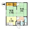 井上文化住宅 Bの間取り画像