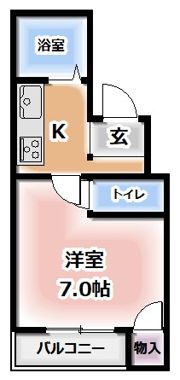 フリーディオ春日町の間取り画像