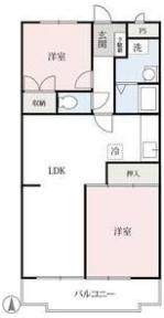 パールマンション八千代館の間取り画像