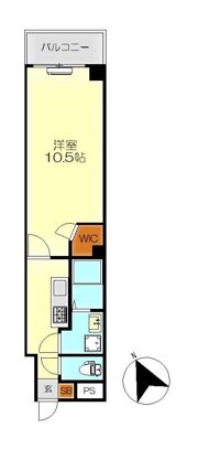 Ciel本町の間取り画像
