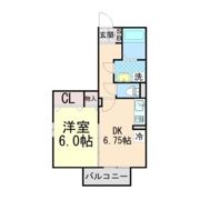 クレセントコートの間取り画像