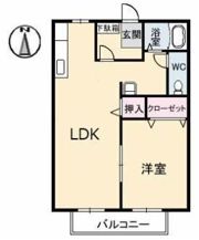 サンライフ八坂 B棟の間取り画像