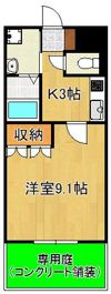 エバーラスティング輝B棟の間取り画像