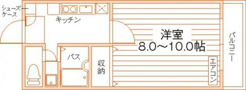 YNG西坂Ⅳの間取り画像