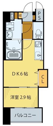 シェルグランデ原町の間取り画像