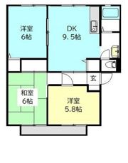 サンビレッジ浜野 B棟の間取り画像