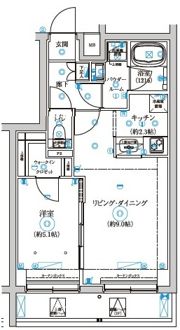 セジョリ中野富士見町の間取り画像