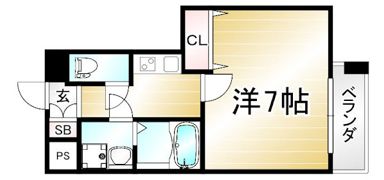 サンカノン御所室町の間取り画像