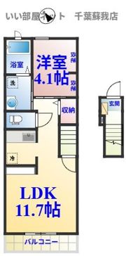 クレアの間取り画像