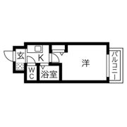 エルミタージュ難波南Ⅶの間取り画像