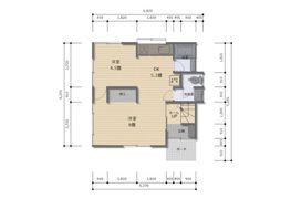 貸戸建住宅の間取り画像
