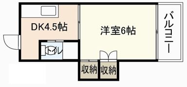 プロスパー楠木の間取り画像