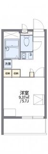 レオパレスユズの間取り画像