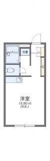 レオパレス武蔵砂川Ⅰの間取り画像
