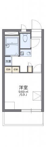 レオパレス武庫川の間取り画像