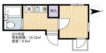 シャンテ東駒形の間取り画像