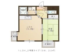 KS宮城野の間取り画像