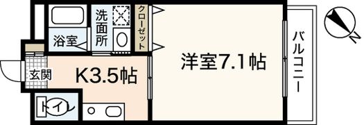 KSM三篠の間取り画像