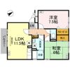 ファミール三軒屋Aの間取り画像