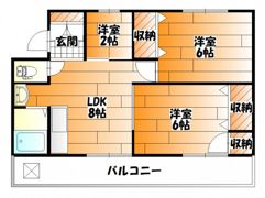 サンシャイン江波の間取り画像