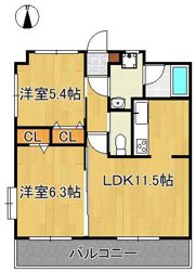 T-FLAT58の間取り画像