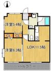 T-FLAT58の間取り画像