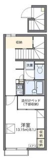 レオパレスフジサキⅢの間取り画像