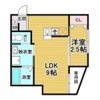 リアコート関大前Ⅱの間取り画像