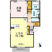 ロイヤルガーデン B棟の間取り画像