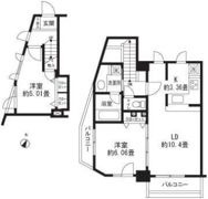 レジディア三軒茶屋Ⅱの間取り画像